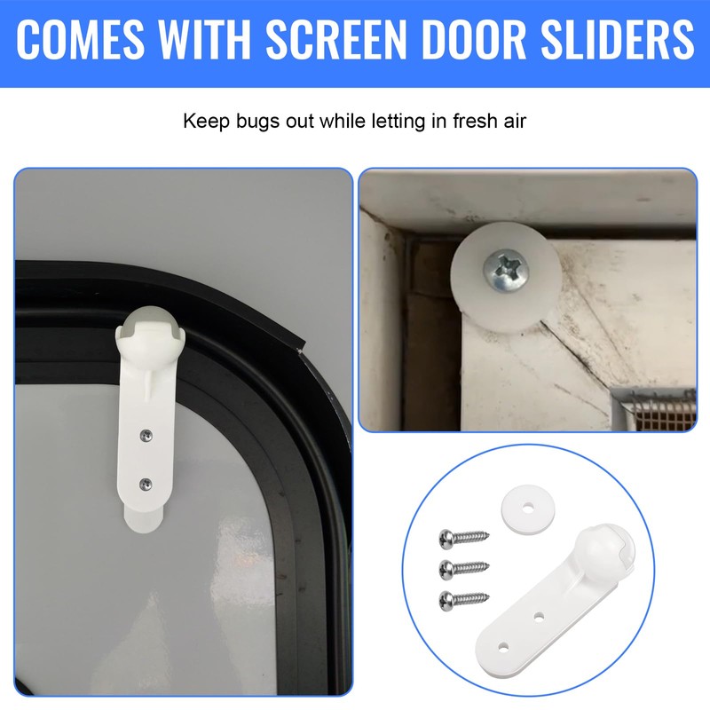 Giokyi 360° Degree Awning Door Roller Ball for RV Door