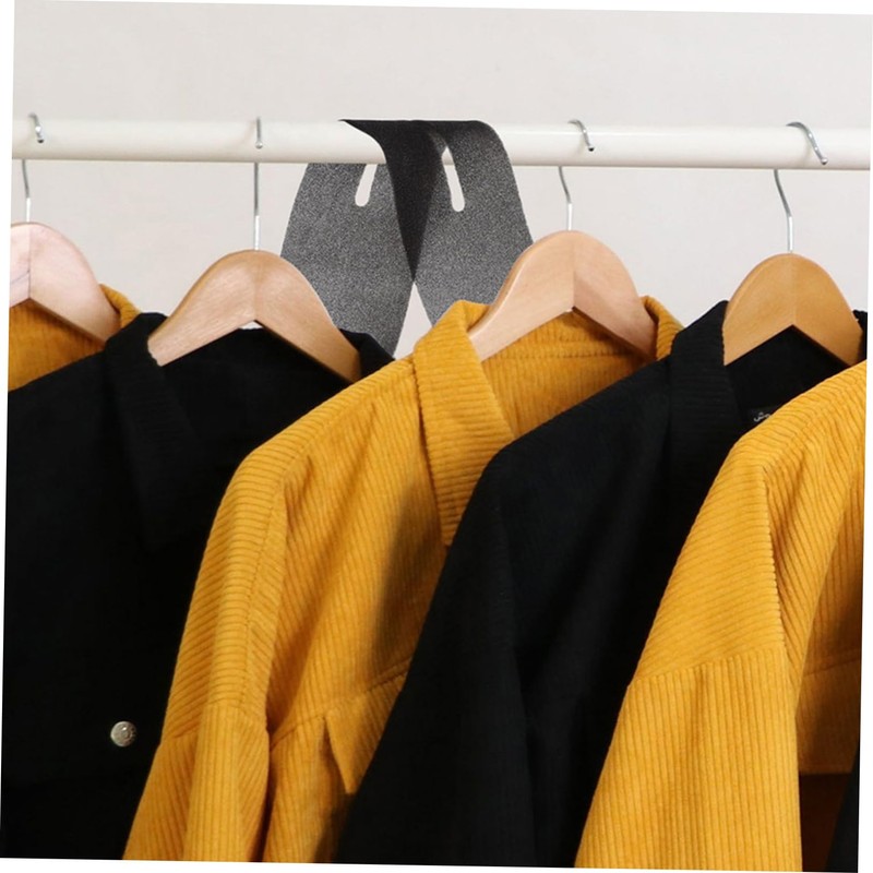 Mobestech 50pcs Sponge Padded Hangers Anti-Skid Foam Cover Suit Protector
