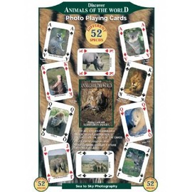 SEA and SKY Discover Animals of The World Playing Cards