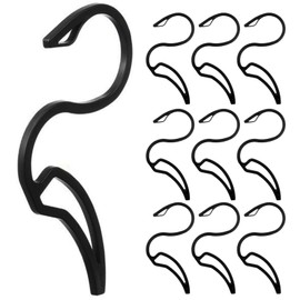 Closet Hoodie Organizer | 10-Pieces S-Shaped Hangers for Closet Storage | Space-Saving Hooks, Clothes Organization for Hats Scarves Jackets Bags Pants Sweatshirts