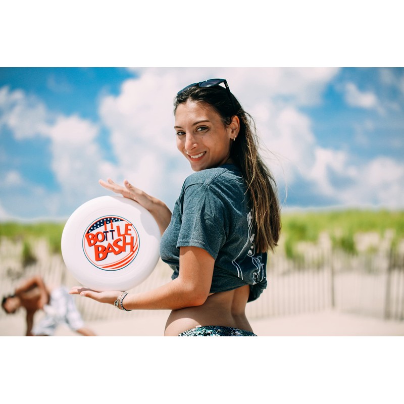 Original Bottle Bash (Beersbee, Polish Horseshoes, Frisbeer) Bottle Set, Unbreakable