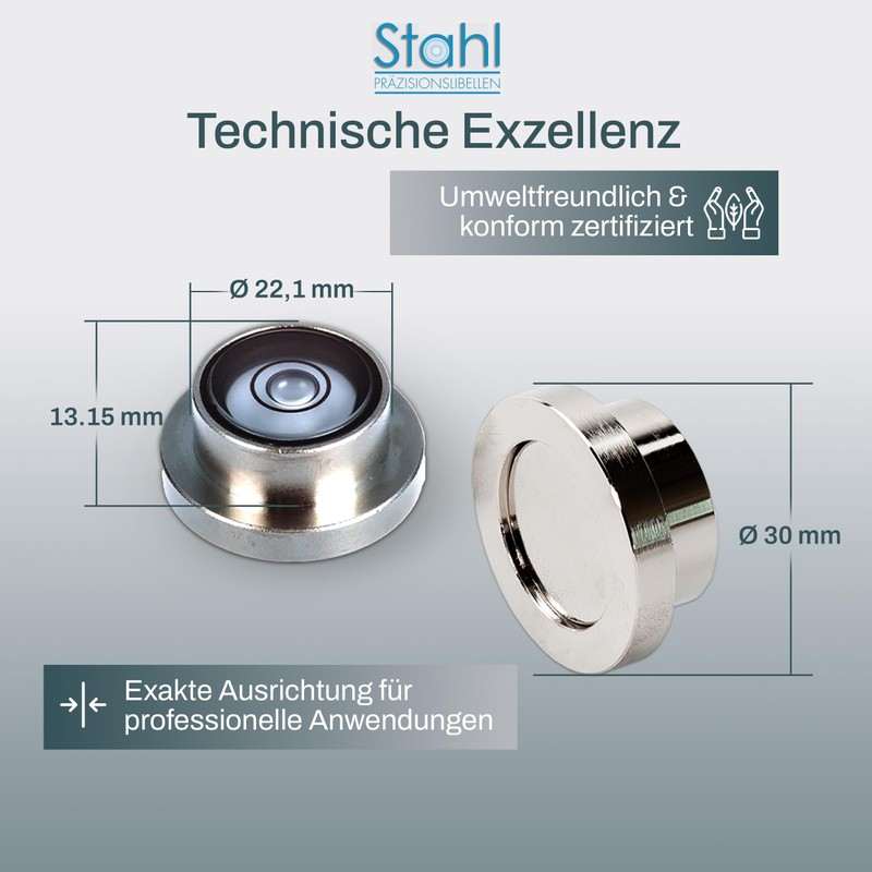 Stahl Präzisionslibellen Magnetic Level - Precision Aluminium Level - High