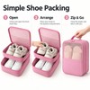 Travel Shoe Organizer Bag for Packing Up to 3 Pairs