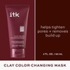 ITK Clay Color Changing Mask for Unisex - 2 oz