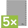 Durable Index for DIN A4, Full Coverage (Pack of 5,
