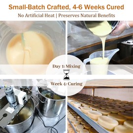 URZTUL 3 PCS Turmeric & Neem Oil Soap Bars, Soothing & Moisturizing Body Soap with Gentle Exfoliation, Organic Body Odor Deodorant Cleanser for Body & Face Wash