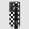 Design Skin (신세계김해점)( 갤럭시 Z폴드4 ) 피닉스 프로 스포티스트랩-체커보드/블랙 ITM23404