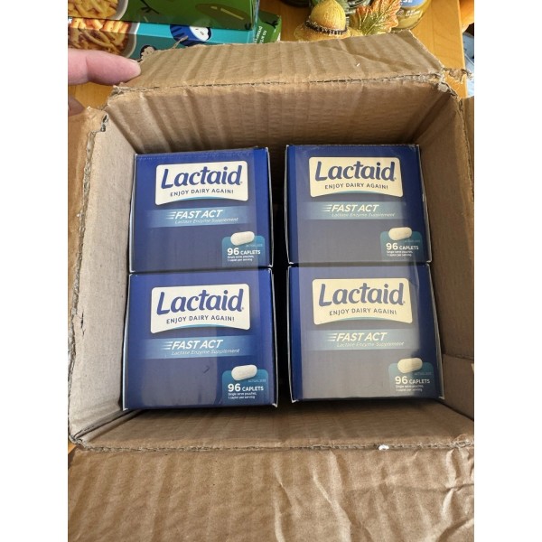 Lactaid Fast Act 4 Bottles ; 96 Count Ea Lactose