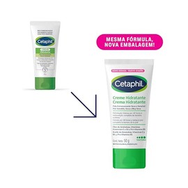 CETAPHIL® Crema Hidratante 50 g | Hidratación Intensa hasta por 48 h | Niacinamida, Vitamina E y Aceite de Almendras Dulces | Textura Rápida Absorción