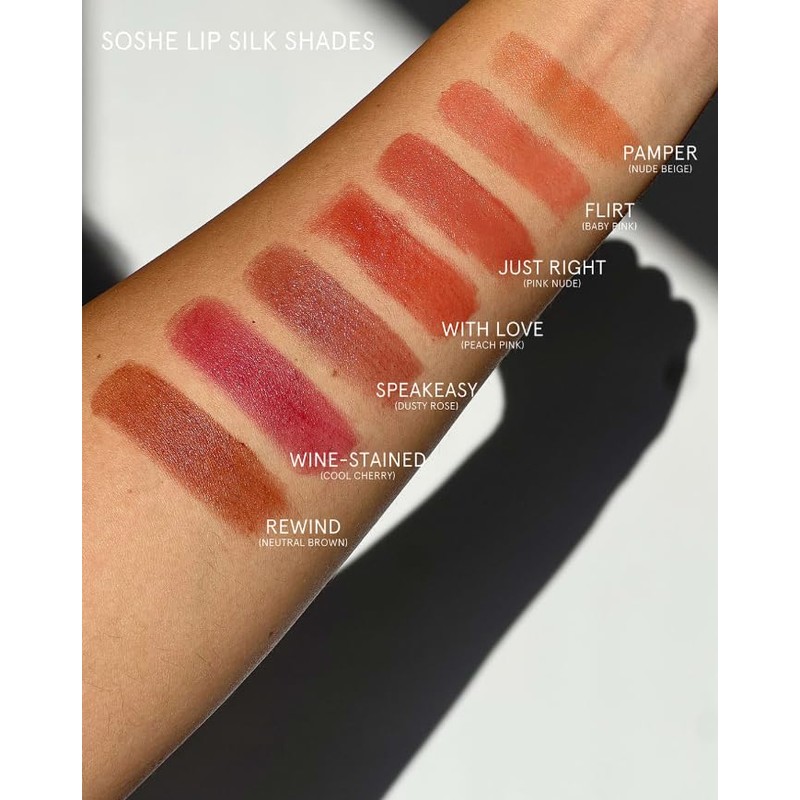 SOSHE Ceramide Lip Silk - WINE-STAINED