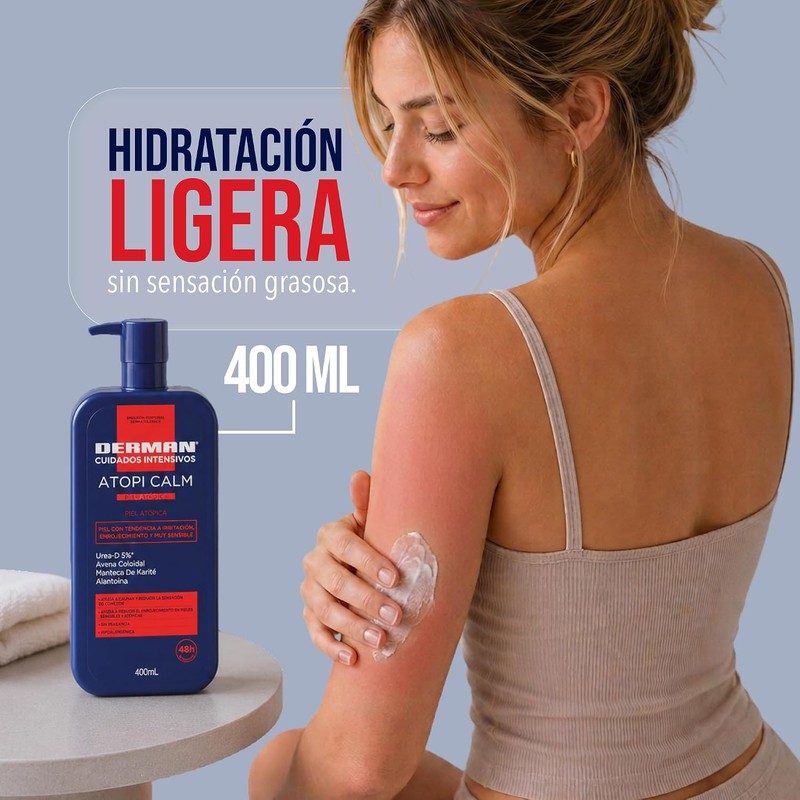 Derman Atopi Calm Emulsión Corporal │ Urea-D 5% + Avena