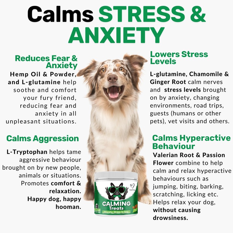NutriPaw NutriPaw Calming Treats For Dogs - Reduce Stress, Fear,