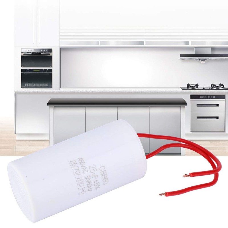 Capacitor CBB60 Start Capacitor 25uF 450VAC for Household Electrical Appliances
