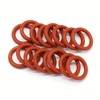 225 PCS Red Metric Silicone O Ring Assortment Rubber Silicone
