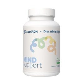 nutriADN Mind Support | Suplemento Alimenticio con Omega 3 Vegano DHA (300 MG), Fosfatidilserina, Colina, Magnesio y Complejo B | 60 Cápsulas de 700 m