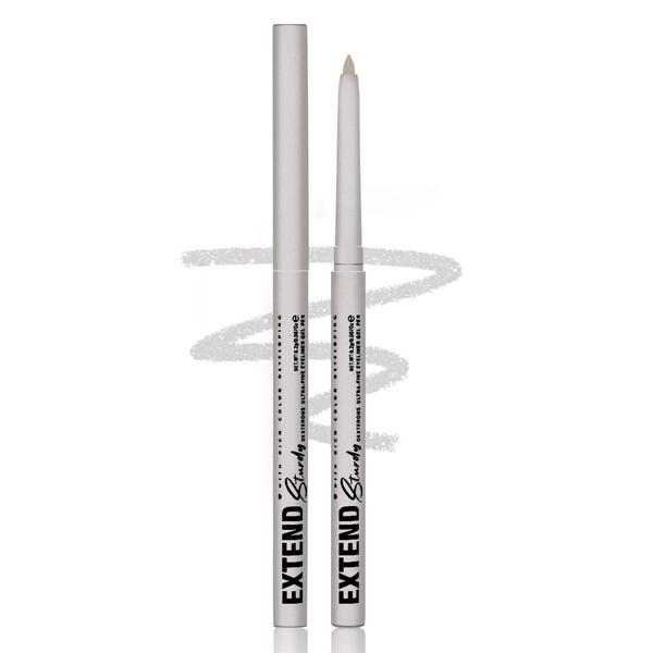Gel Eyeliner Waterproof, Cream Shimmering Matte Colourful Eyeliner Pen Silver,