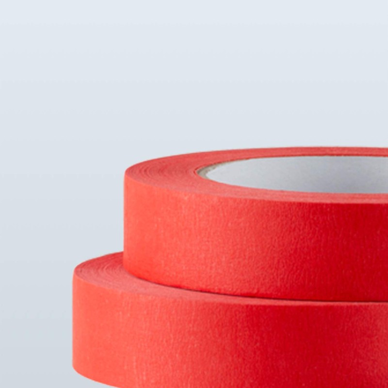 Lichamp 2 Pack Red Painters Tape 1 inch, Red Masking