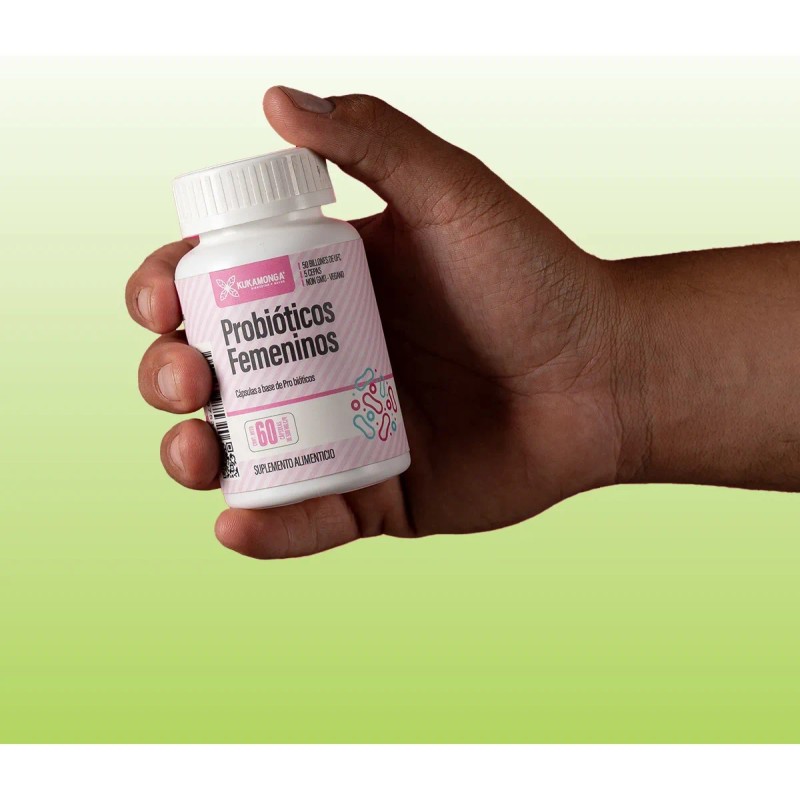 Probióticos | Salud Femenina | Vegano | 60 Cápsulas Sin