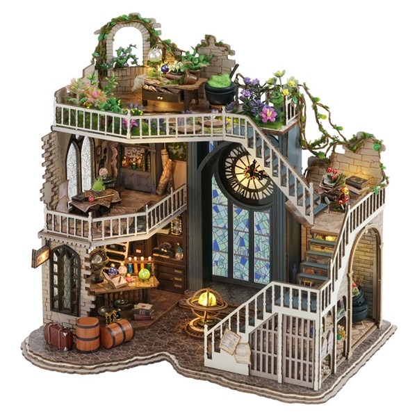 Flever Dollhouse Miniature DIY House Kit Creative Room with Furniture