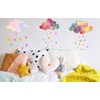 Easu Rainbow Wall Decal Girls Bedroom Decor (Heart)