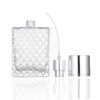 Enslz 50ML /1.7OZ Transparent Atomizer Spray Refillable Perfume Bottle, Portable