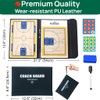 MTSBDM 21.3 x 12.6 Foldable Waterproof Magnetic Basketball Coaching Clipboard