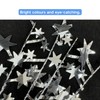 ALISSAR 2-Pack Glitter Silver Star Centerpieces-Table Decorations for Home Decor