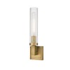 Z-Lite 3031-1S-RB Beau Wall Sconce, 1-Light 60 Watts, Rubbed Brass