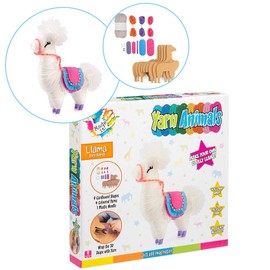 Made It! Yarn Animal Craft Kits for Kids, Yarn Llama