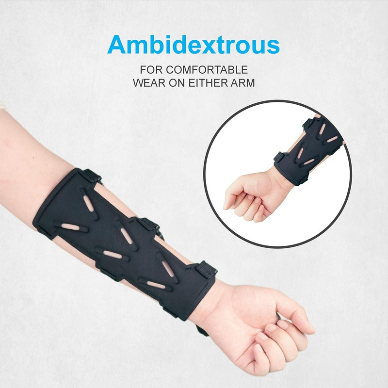 NRJSSCC Archery Arm Guard, Adjustable Strap Buckle Bow Arm Guards
