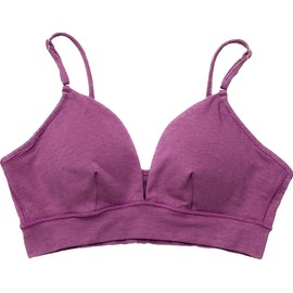 Organic Cotton & Silk Bralette, No Underwire, Sensitive Skin, Made in Japan