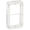 パナソニック(Panasonic) 保護カバー付スイッチプレート 1連・ダブルハンドル上部カバー用 ホワイト WTC79512W