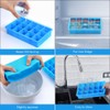 2 Pack Ice Cube Trays, ZDPMK Silicone Easy Release Flexible