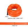 X AUTOHAUX 10 Meter/33ft Interior USB Neon EL Wire String