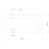 4mm Quick Link for Connecting Galvanised Steel Chain Heavy Duty