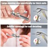 SHINLEA Nail Clippers for Seniors Thick Toenails, Professional Fingernail Toenail