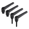 sourcing map 4pcs Clamping Lever Adjustable Handle Set Metric M5
