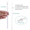 Dakoufish 8 Inch Long Clear Reusable Tritan Replacement Drinking Straws