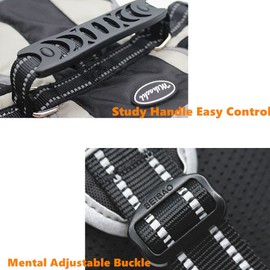 Secure Dog Harness - Escape-Proof Reflective Dogs Vest with Lift Handle for Training Outdoor Adventures