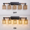 Bathroom Light Fixtures Vanity Lights Over Mirror, Rustic Farmhouse Rattan
