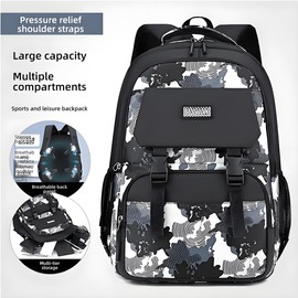 MechMaj Backpack for Boys Kids School Bags Teen Elementary Middle Student Backpacks 16 inch Laptop Bag Back Packs(Gray Blue)