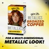 got2b Metallics Permanent Hair Dye, Bronzed Copper, Hair Color for