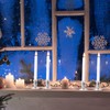 POQCCT LED Flameless Window Candles with Remote Timer 10 PCS