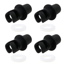 ATIODYUUK 4 Pack Air Pump Nozzle Valve Hose Adapter Replacement For Inflatable Boat SUP Kayak