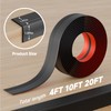 Thickened Stair Edge Trim - 20FT Rubber Stair Nosing, Non-Slip