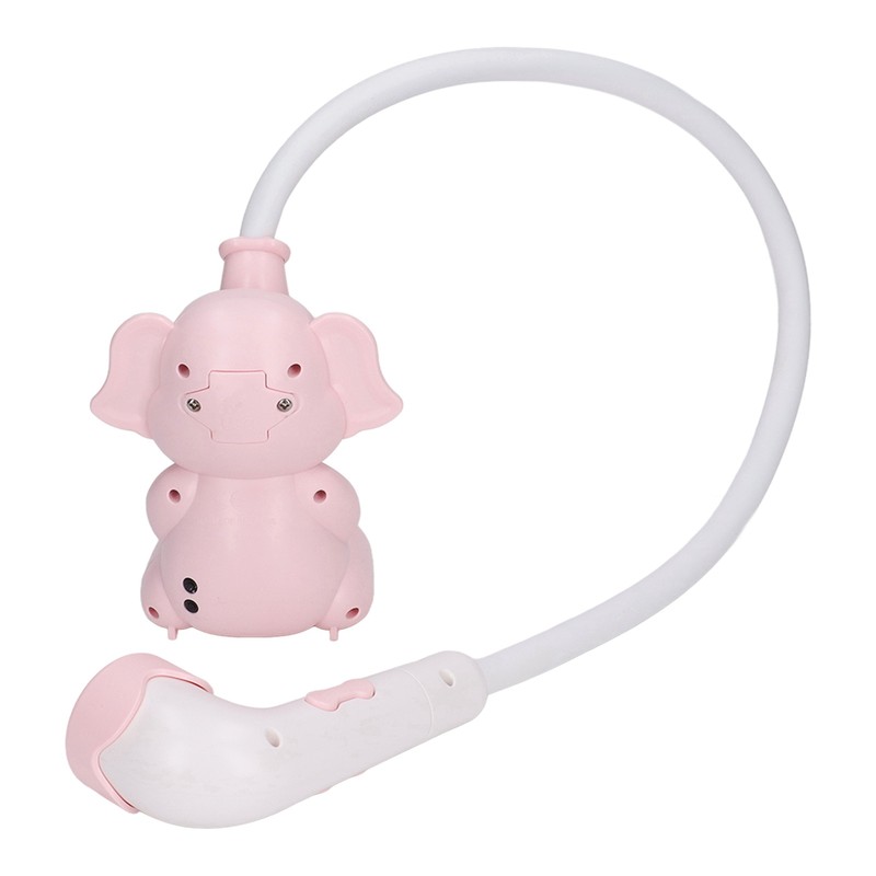 Baby Bath Shower Head with Thermometer Animal Shaped IPX7 Waterproof