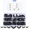 100 Pcs Wing Nuts Assortment Kit, carbon steel Wingnuts, Butterfly