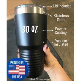 In Surprise Tumbler I'm A Big Deal Funny Gift For City Lover Men Women Citizen Pride Present Idea Quote Gag Joke Insulated Cup With Lid Black 30 Oz
