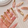 EZ PEACH Non-marking Bangs Clips, Tortoise Shell Style, 4 Pieces,