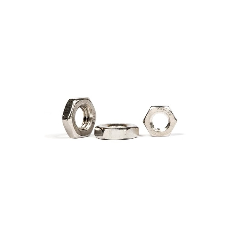 M12 Half/Thin Hexagon Nuts For Screws And Bolts A2 Stainless